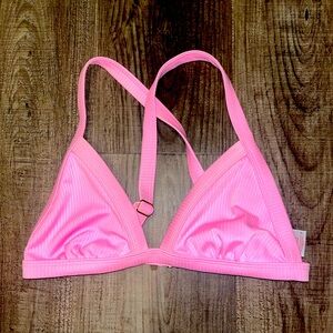 Pink bathing suit top